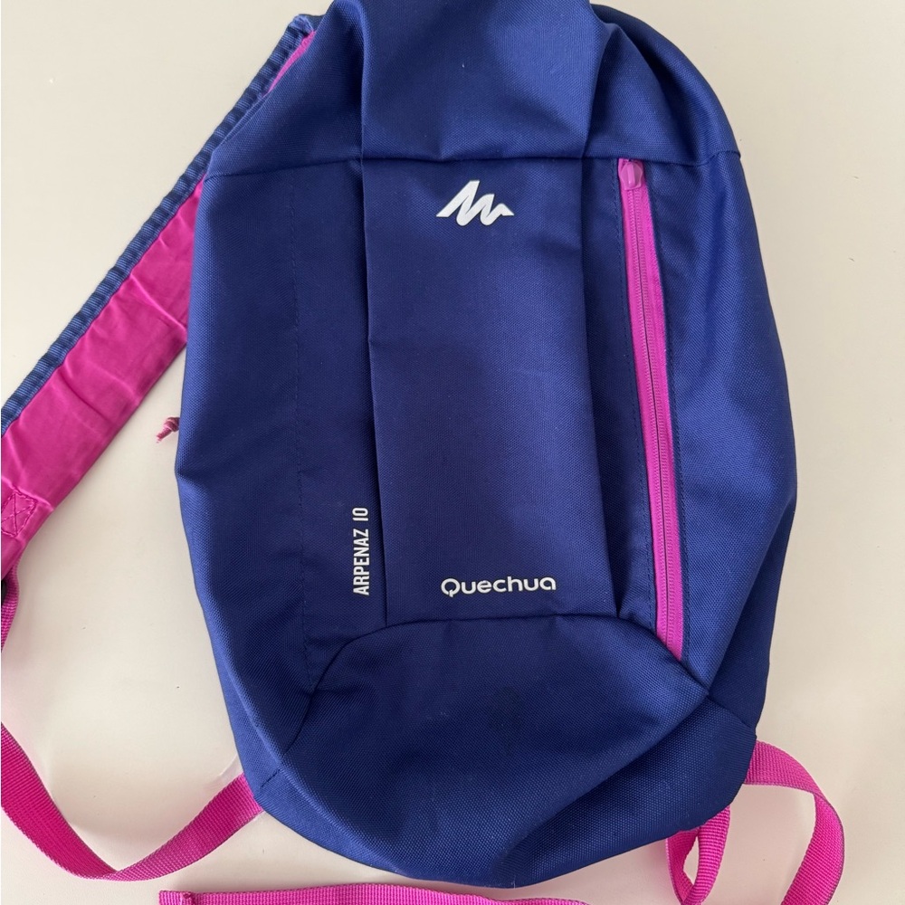 Quechua Navy and Fuchsia Backpack